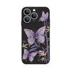 Case For Samsung Galaxy S24 S25 S26 Ultra S23 S22 Ultra S21 S20 FE Butterfly Bamboo Pattern Lanyard Case For Samsung A56 A17 A26 A16 A36 A55 A54 A15
