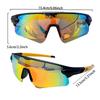 Y2k Sports Goggle Men  New Semi Rimless Mirror Outdoor Cycling Sunglasses Wrapped Round Windproof Shades for Fishing