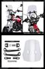 ZETA RACING Explorer Standard Windshield Screen for Light Smoke Mobile Device Standard Mounting Angle and Height Touring Dirtfreak DAX125,