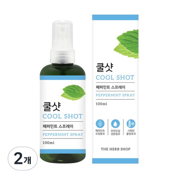 

The Herb Shop Cool Shot Spray со вкусом мяты, 100 мл, 2 шт.