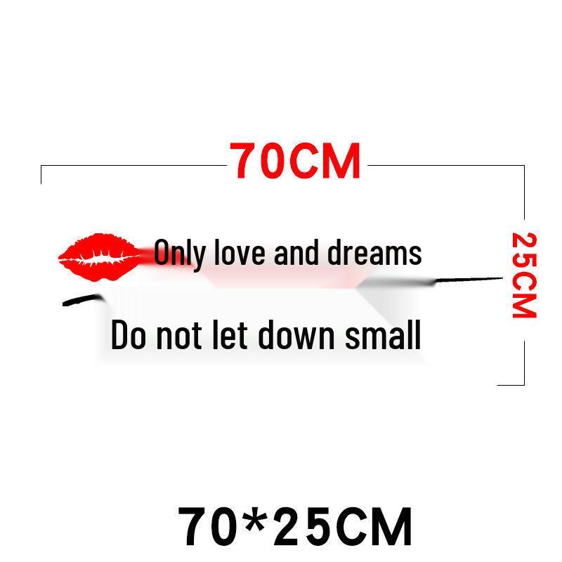 Creative Personality Reflective Car Door & Rear Window Sticker: 'A Wise Man Speaks Little'