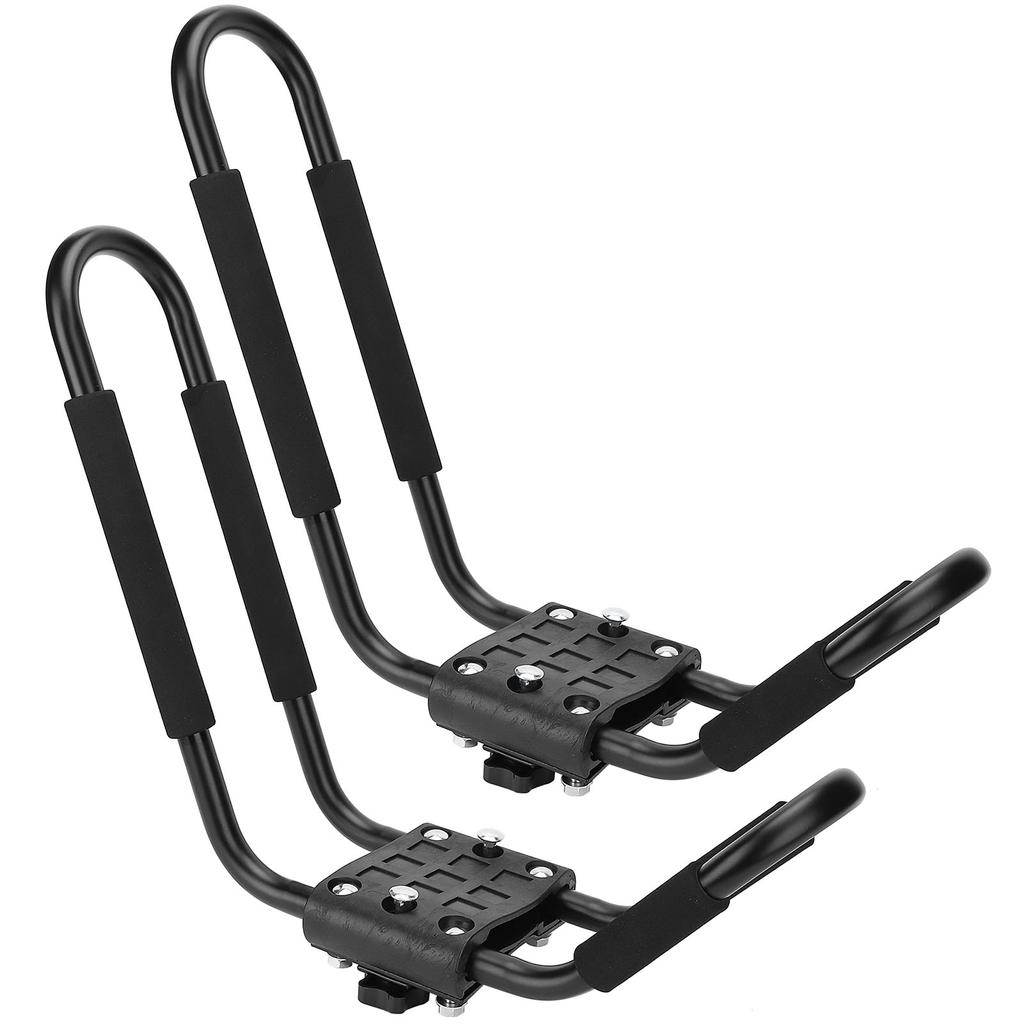 Kayak Bracket, Strong Load Capacity Alloy Kayak Storage Canoe Car Carrier Holder with Fittings Accessory