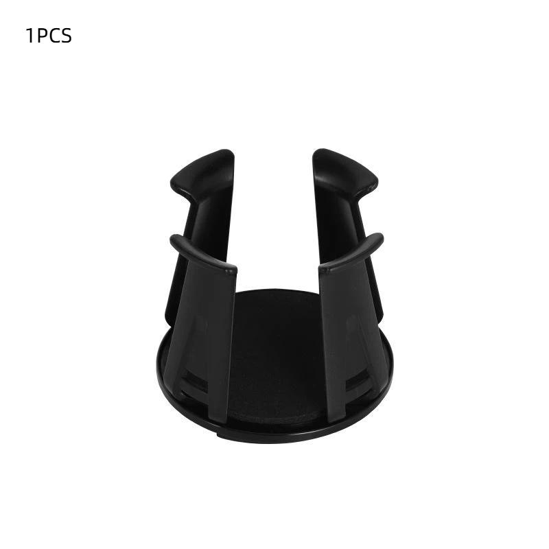 

1/2Pcs Car Beverage Holder Adhesive Cup Storage Rack Car Cup Bottle Holder Multifunction Drink Rack Auto Accessories Black 1pcs чорний