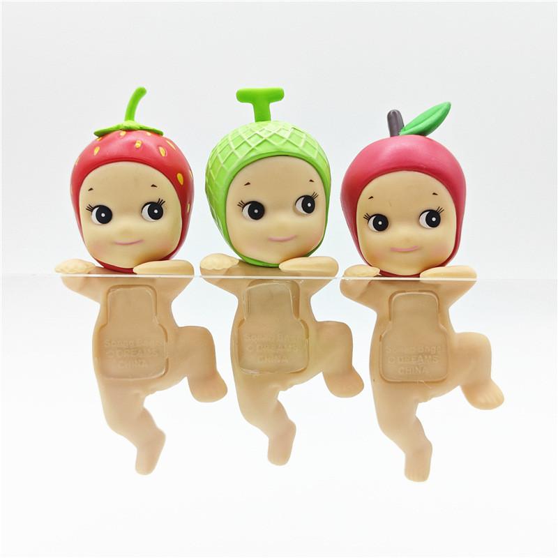 Entzückende PVC-Engelfiguren in Blindbox Fruchtlese Kollektion Geburtstagsgeschenk