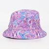 New leopard print fishing hat, casual sun protection cap, unique sun protection bucket hat, fashionable and versatile hat