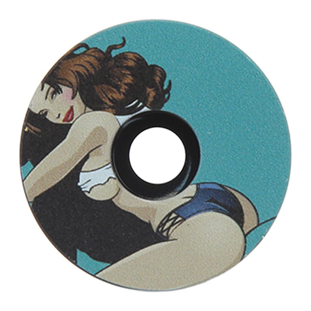 Bike Headset Cover PVD Vacuum Coating Aluminum Alloy Headset Top Cap Waterproof Rustproof Headset