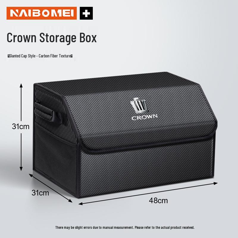 Car Trunk Organizer for Crown, Land Rover, and Vellfire: Storage Box and Interior Accessories