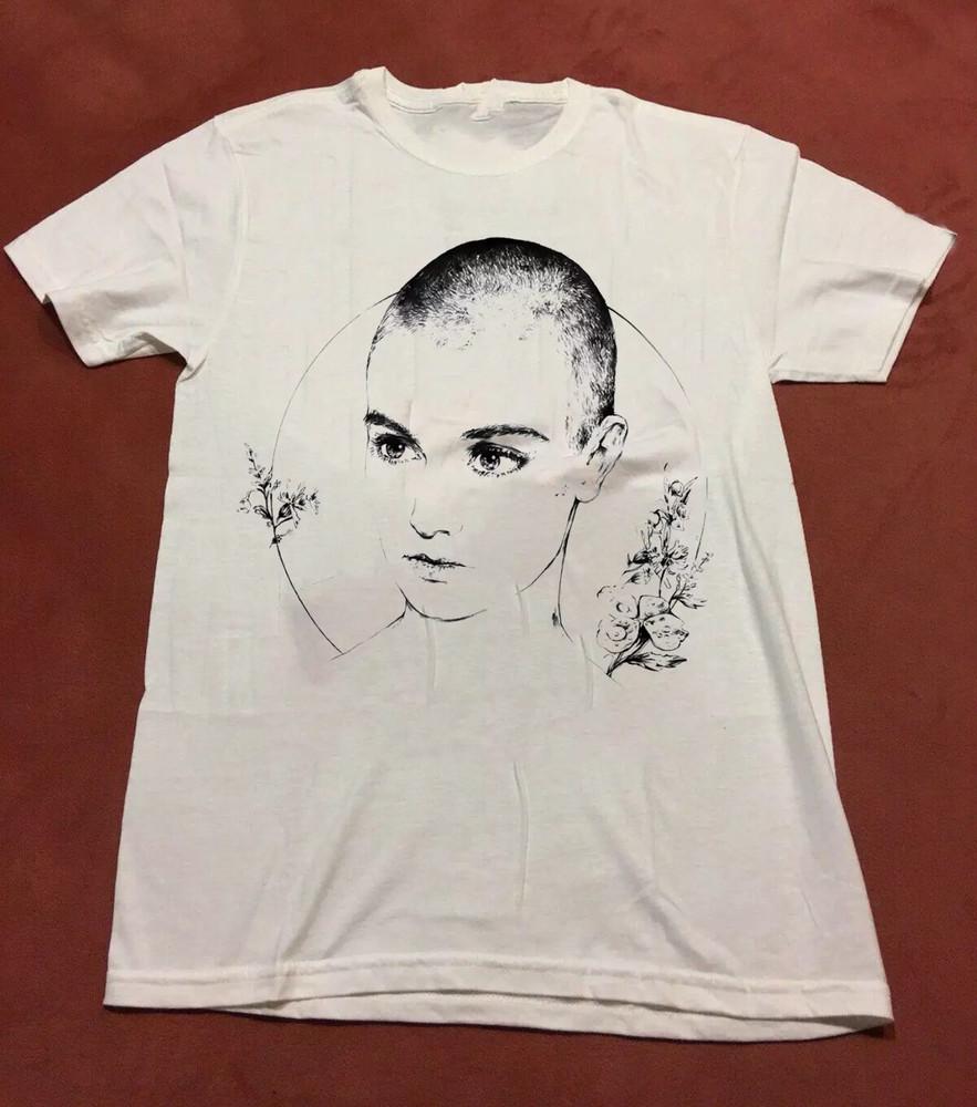 Sinead O Connor Painting Cotton White T Shirt Full Size S-5XL Unisex T-Shirt XL