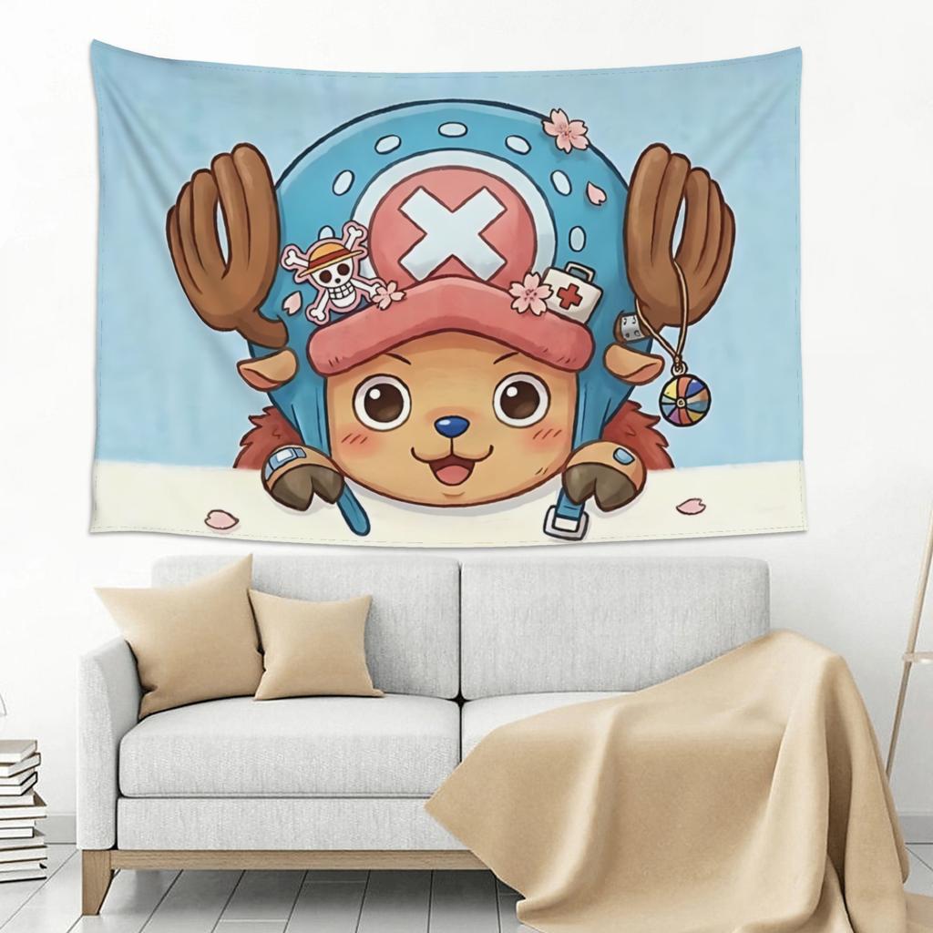 Cutecore Anime One Pieces Tapestry Bedroom Decoration Wall Hanging Blanket Tapestry Cool Stuff For Room