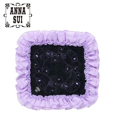Sanrio ANNA SUI Mini Towel ( Ruffle ) Purple Japan NEW