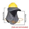 Hard Hat Sun Shield UV Protection Breathable Mesh Safety Helmet Sunshade for Industrial Outdoor Workers