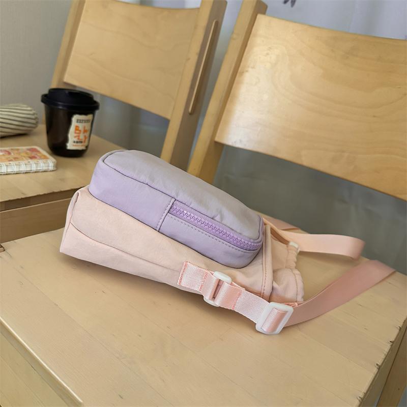Contrast Color Small Bag Women's Commuter Crossbody Bag Outdoor Sports Shoulder Bag