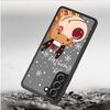 Matný kryt s motivem sněhu a veselými Vánocemi pro Samsung Galaxy S22 S20 S21 FE S10 S9 Plus S8 Capa Note 20 Ultra 10 Lite Phone Fundas