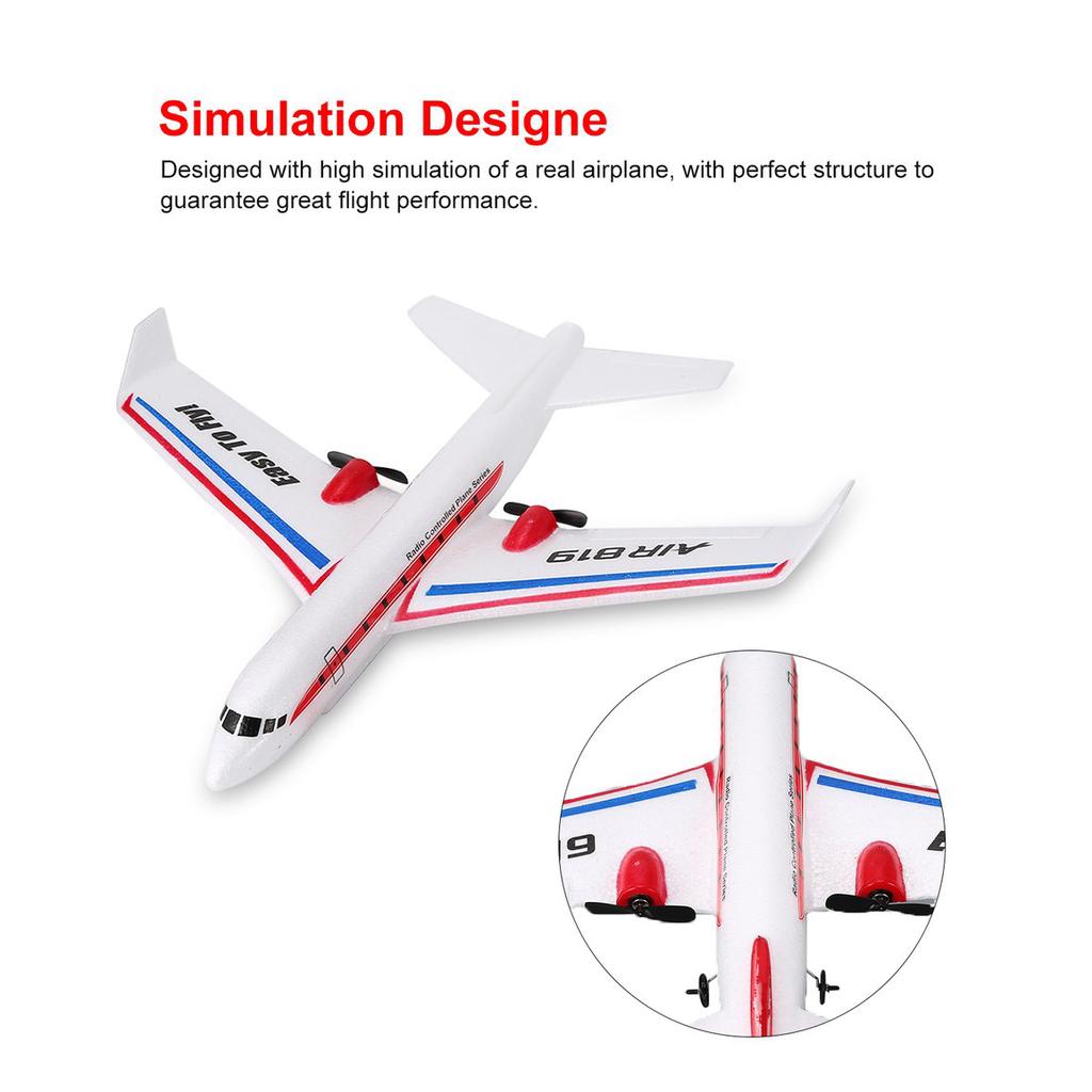 Fx 819 2 4g 2ch 400mm Wingspan Epp Diy Rc Plane Gl1der Airplane Rtf Kids Toys Fee Buy At A Low Prices On Joom E Commerce Platform