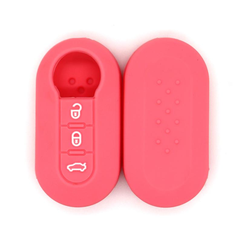 Suitable for Fiat 500 Boyue Bravo Iveco Wolfson Car Key Bag Remote Control Silicone Protective Cover In Stock