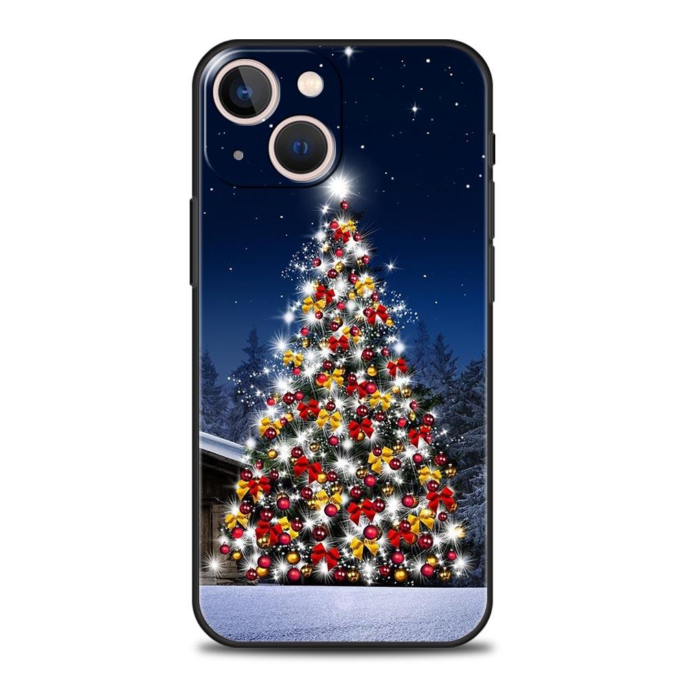 

Рождественский Зимний Веселый Чехол Для iPhone Apple 14 13 12 11 Pro Max Mini 7 8 Plus XR XS X SE 2020 Чехол Для Телефона Силиконовый Coque Funda iPhone 12 mini