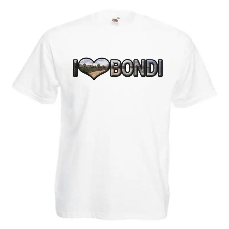I Love Bondi Adults Mens T Shirt 12 Colours Size S 3XL S