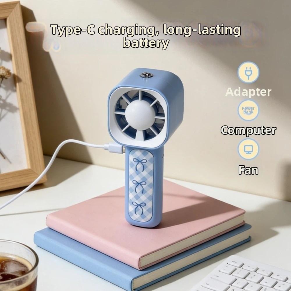 USBRechargeable Pocket Carabiner Fan 3 Gears Cooling Fan Mini Handheld Fan Summer Essentials