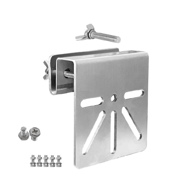 

Solars Panel Mount Brackets Stainless Steel Construction Rustproof Fasteners Portable Designs for Tight Space Use 1