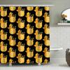 Vintage Floral Shower Curtain Waterproof Farmhouse Bathroom Decor Rustic Country Chic Fabric Liner Set