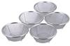 Shimomura Kihan Small Dividing Set of 5 In Dishwasher Perfect for Draining Stainless with Product 35288 Colander, 13cm, [Made Japan] Safe, Vegetables,