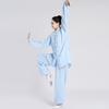 Men's and Women's Bamboo Linen Tai Chi Suit - Long Sleeve Morning Exercise and Performance Wear