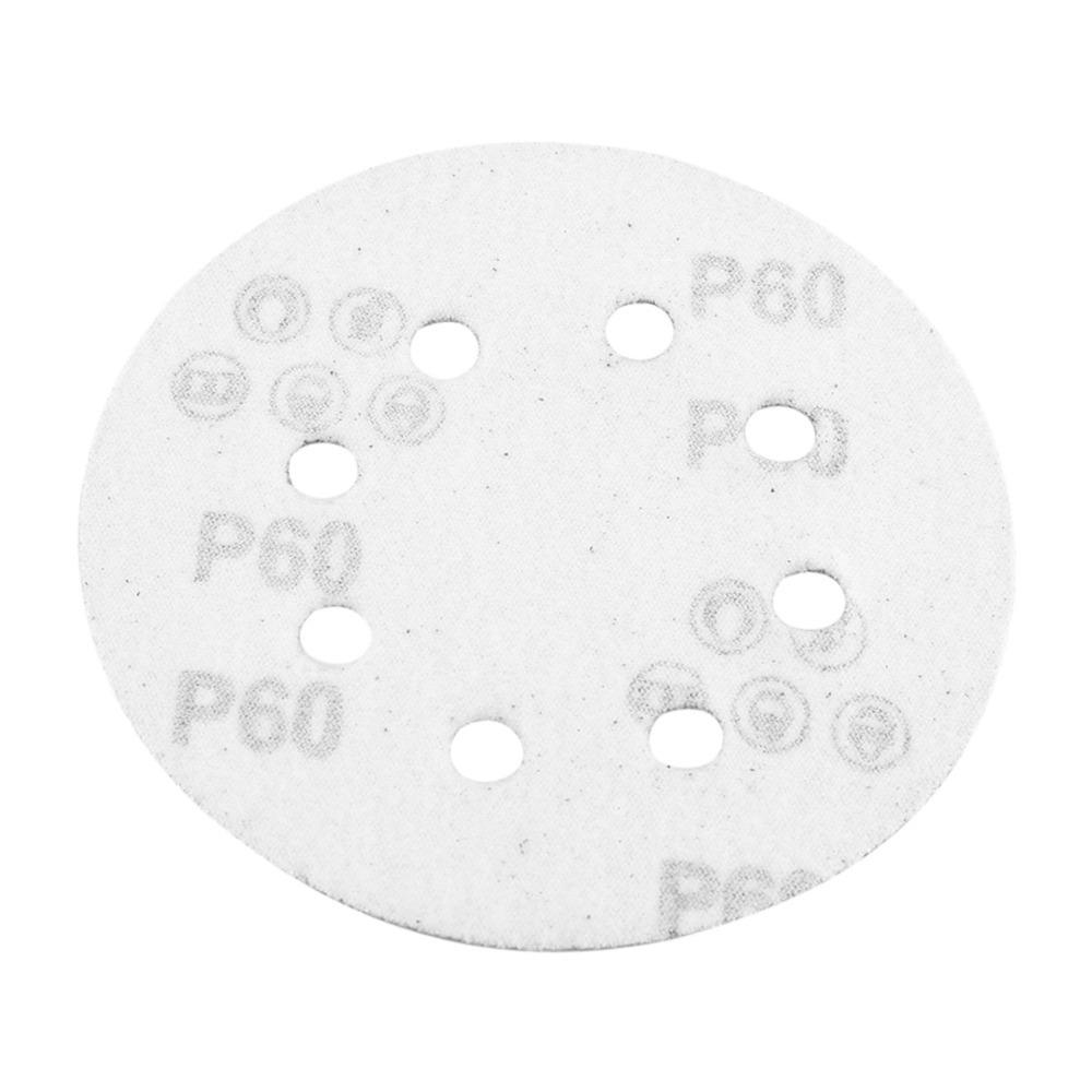 100pcs 8 Holes Dust Extraction Polishing Sandpaper Discs Sandpaper Sheet  Home DIY Use