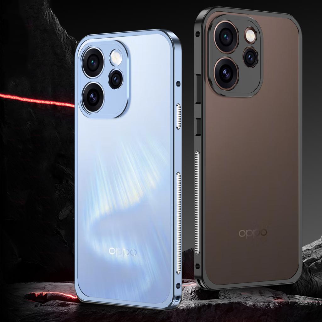 Aluminium Alloy Metal Frame Bumper For OPPO K15 Pro+ Reno 14 15 Pro Camera Lens Protector Cap Cover Heat Dissipation Shockproof
