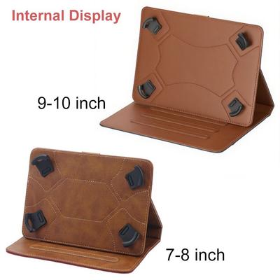 Husă universală pentru tabletă de 7/8/9/10 inch, cu vizualizare multi-unghi, rezistentă la șocuri, suport pentru tabletă, culoare dublă, pentru Samsung/Huawei/Xiaomi