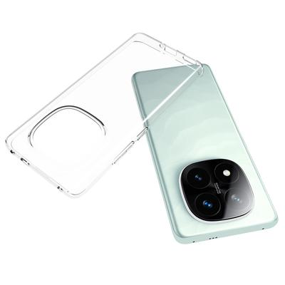 10Pcs/Pack For Xiaomi Redmi Note 14 Pro+ 5G Clear Case Watermark-Free TPU Protective Cover