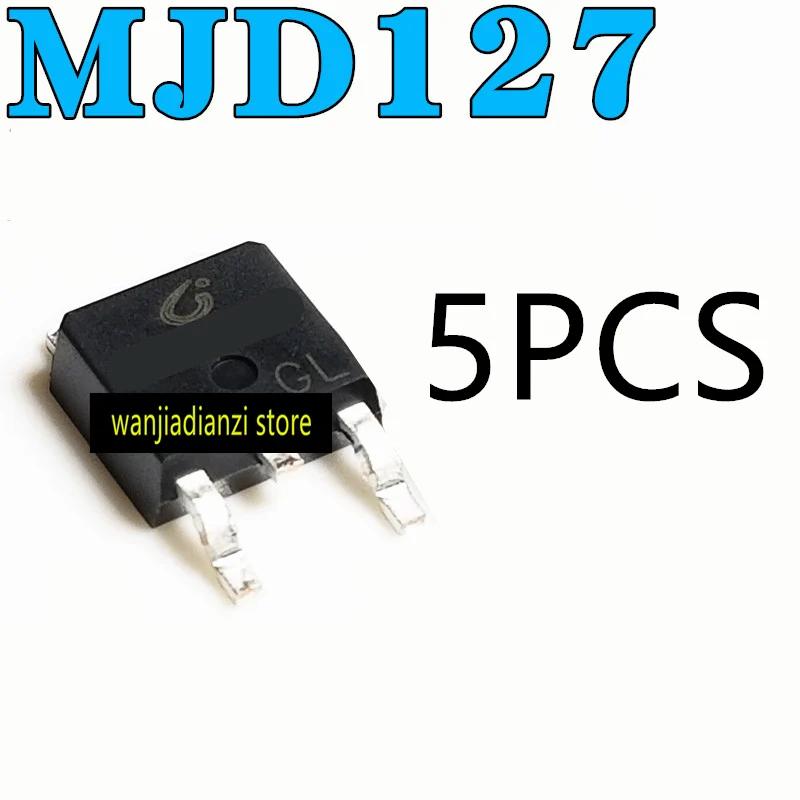 

5PCS MJD127 TO-252 New and original 8A 100V PNP Patch TO252 darlington transistor, SMD triode, the TO - 252 encapsulation