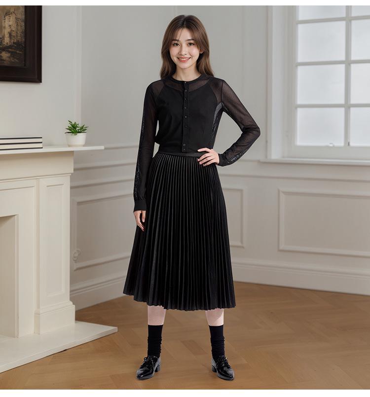 Ice Silk Lightweight Breathable Knit Cardigan: Round Neck, Sun Protection, Long Sleeve Summer Outerwear