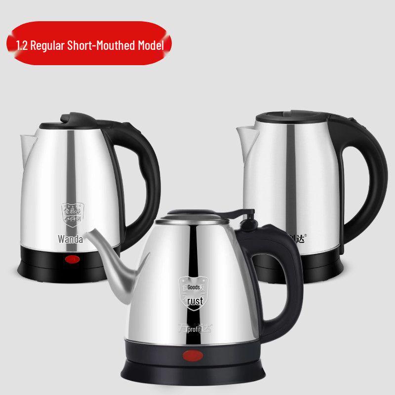 Malata Long Spout Electric Kettle – Automatic Shut-Off, Anti-Dry Protection, Ideal for Tea Brewing.