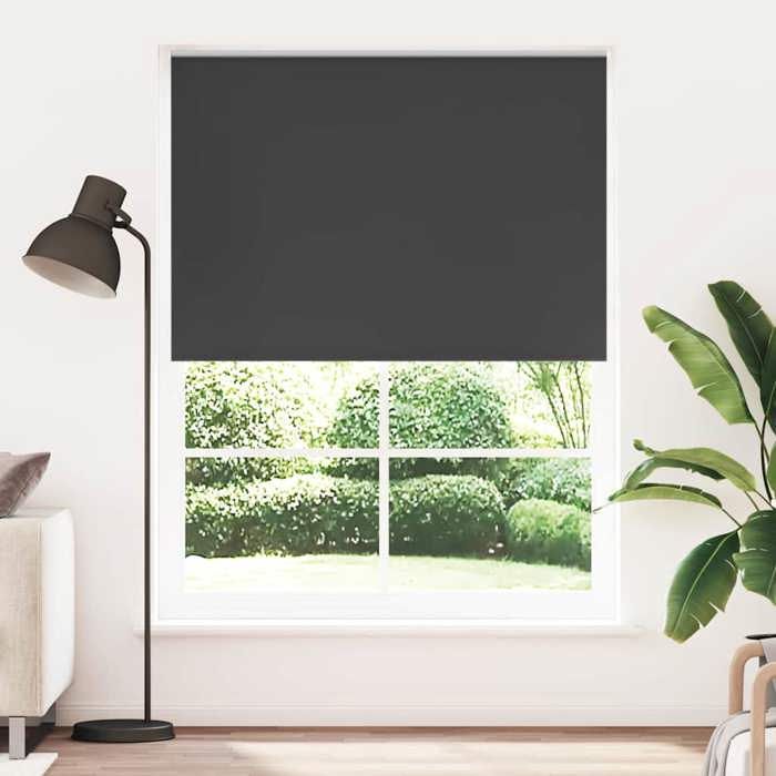VidaXL Store Enrouleur Occultant 160x230 cm Noir Fenêtre Chambre à Coucher 240181