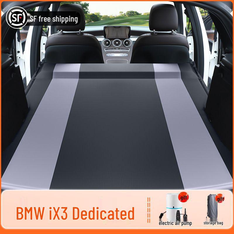 BMW iX3 Car Bed: Trunk Air Mattress, X3 Travel Bed, Rear Sleeping Mat.