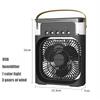 3 v 1 přenosný zvlhčovač vzduchu, ventilátor, mini klimatizace, USB, mini ventilátor, LED noční světlo, vodní mlha, zábavný chladič vzduchu, zvlhčovač pro domácnost