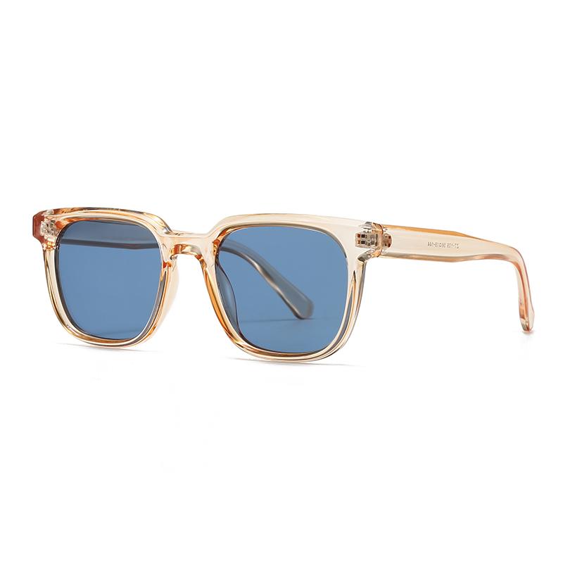 Cross-Border Trade New Modern Retro Square Single-Beam Sunglasses Ins Style Street Photography Sunglasses Zt-Y09