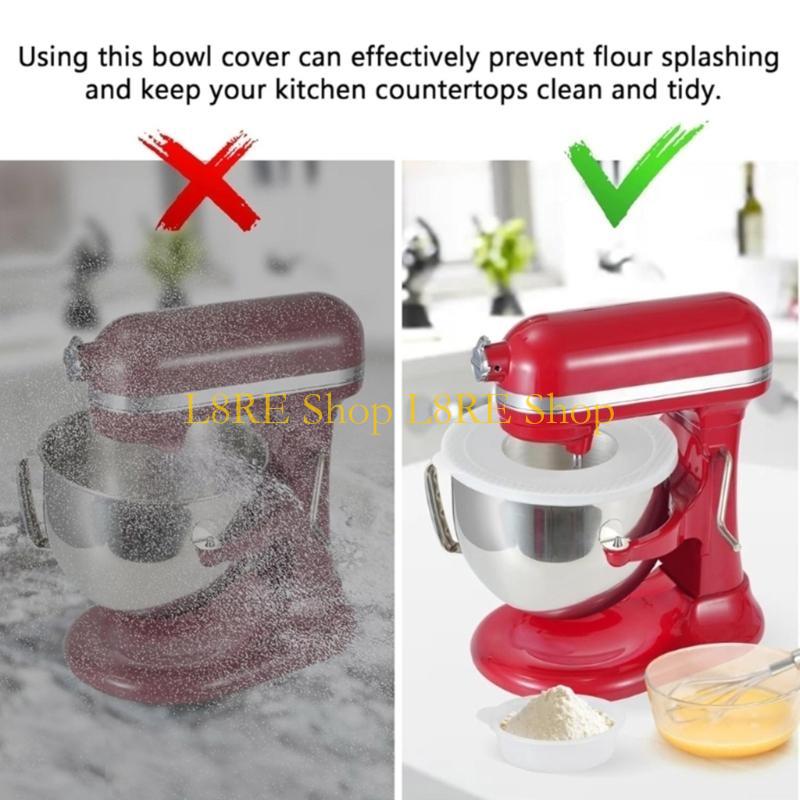L8RE Cover Mixers Bowl Lid Mixers Accessories Stainless Steel Bowl for 6QT