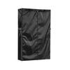 Metallregal-Abdeckung für Garagenorganisation, Schwarze Regalheit-Abdeckung mit vollständigem Frontzugang für 48 x 18 x 72 Zoll Lagerregale zu Hause