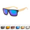 Vintage New Mens Retro Sunglasses Bamboo Wooden Wood Frame Shades Uv400 Glasses