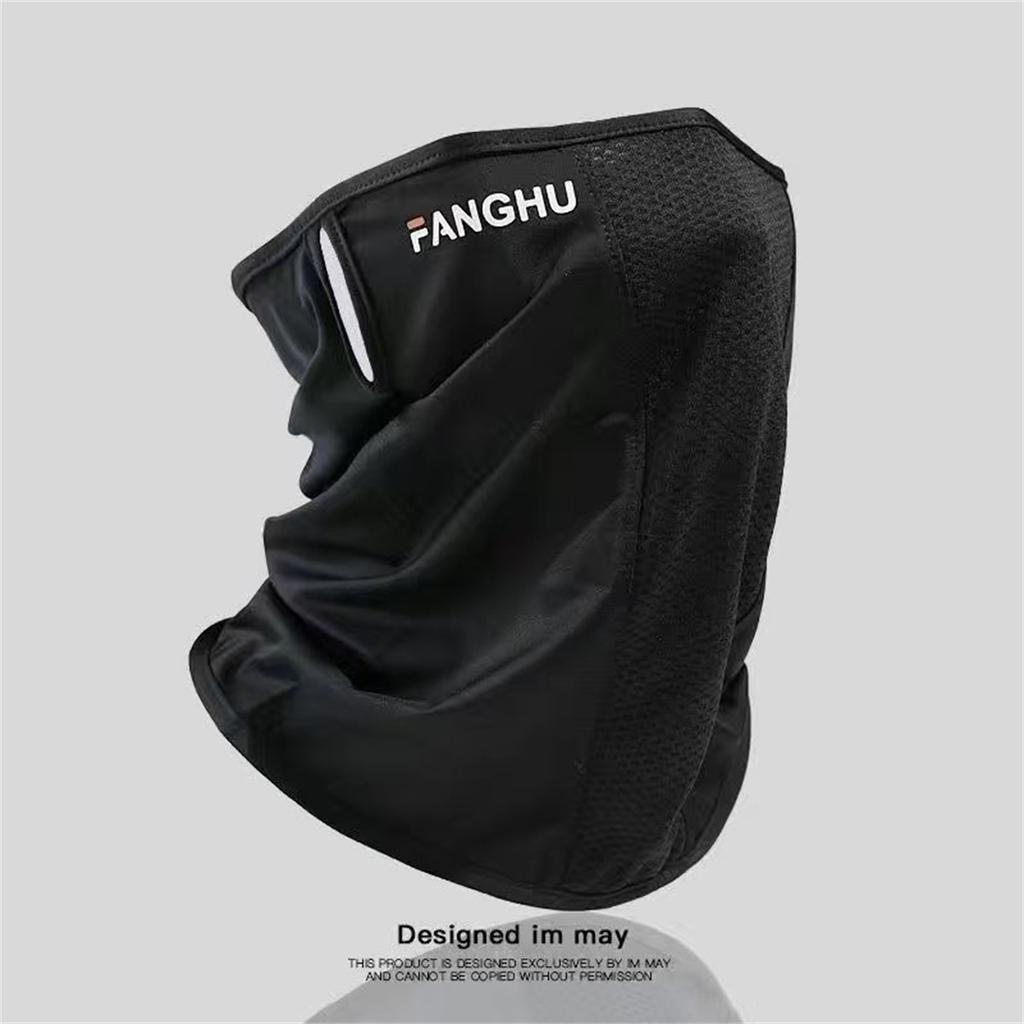 Summer ear-hanging anti-ultraviolet sunscreen mask scarf cycling sunscreen ice silk mask face mask neck scarf breathable seamles