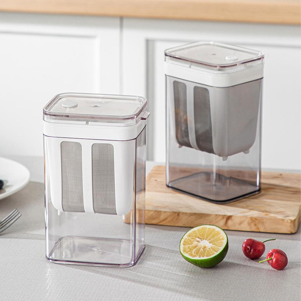 Yogurt Strainer with Extra Fine Mesh Strainer Bag Transparent Cover Multi Functional Cheese Filter