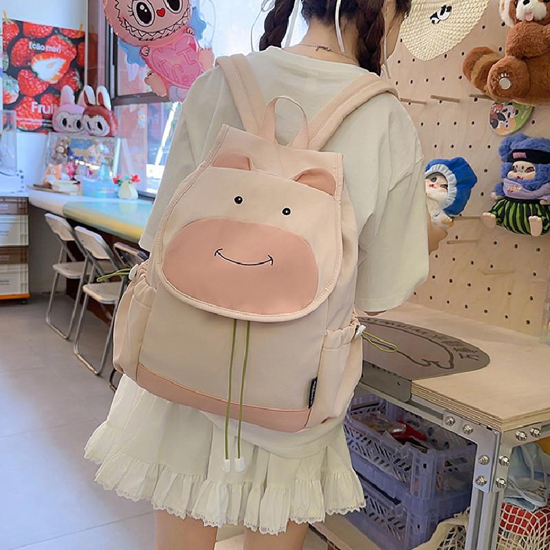 Trendy Urban Canvas Backpack With Soft Structure And Internal Pockets Document