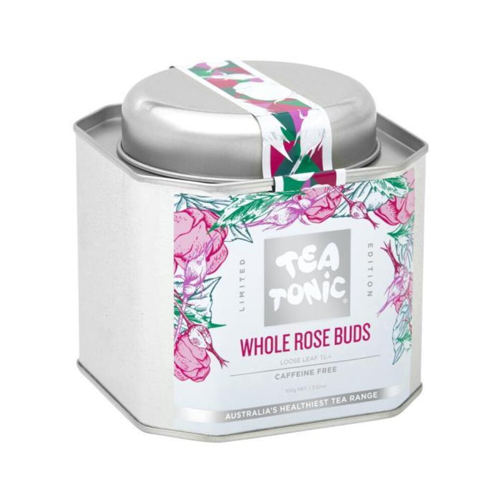 Tea Tonic Whole Rose Buds Caddy Tin 100g