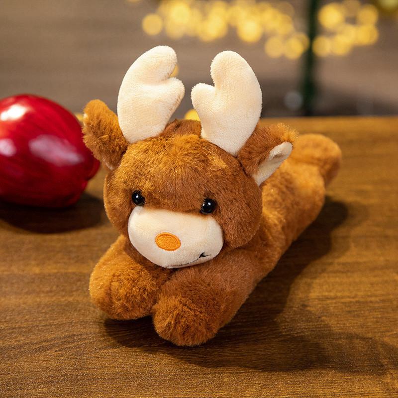 Dětská hračka Plyšová panenka Santa Claus Snap Ring Elk Snap Ring