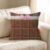 Chocolate Cartoon Cushion Cover Car Throw Pillow Case For Sofa Car Christmas Gift