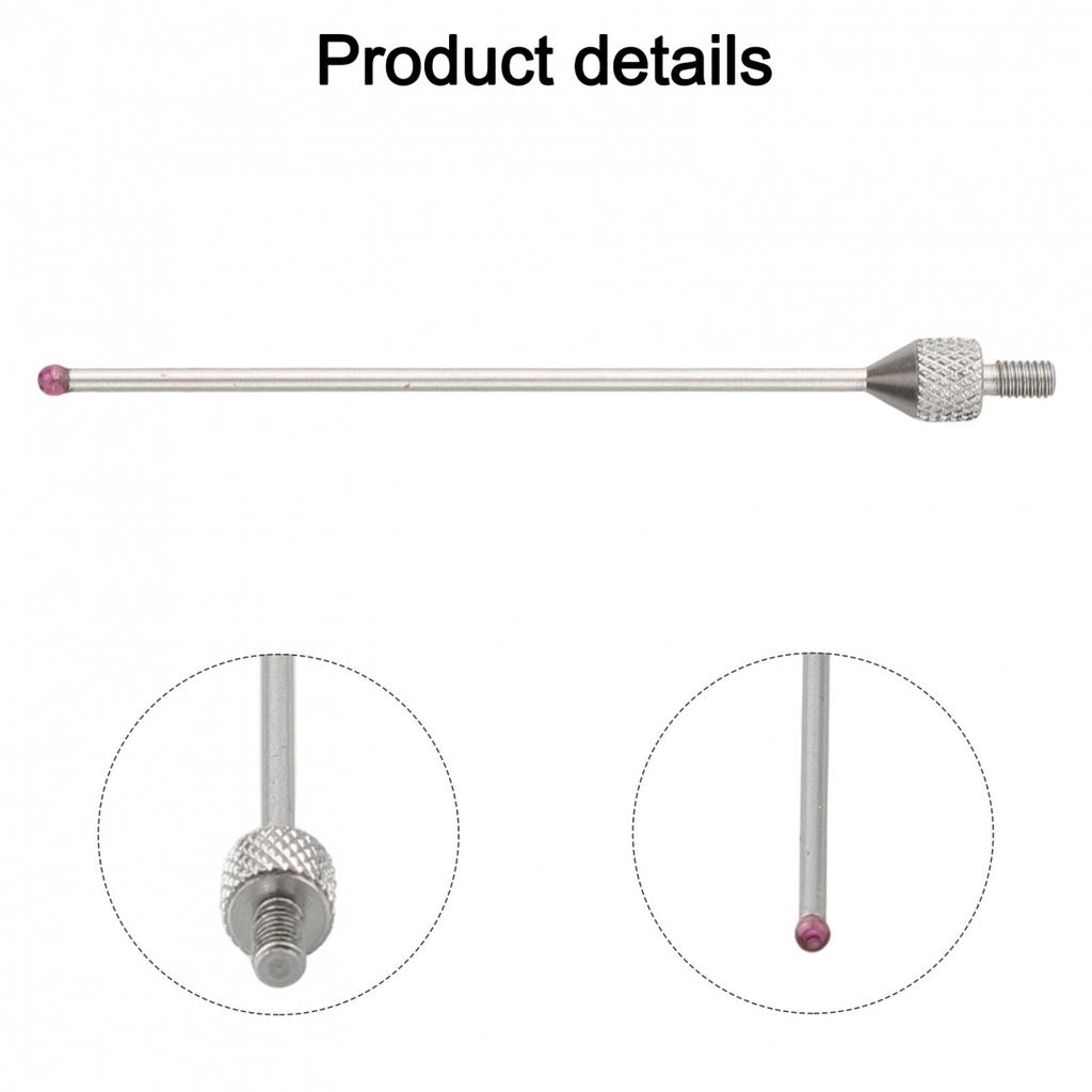 10-50mm Length Range Stylus Ball CNC Probe Measuring Head 2mm Ball