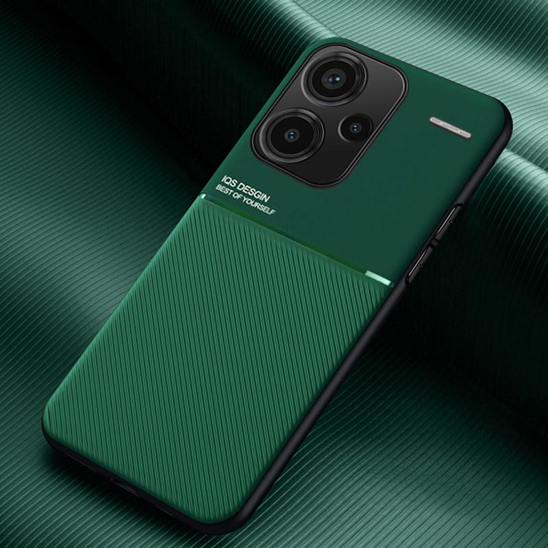 UltraThin Leather Magnetic Case For Xiaomi Redmi Note 14 13 12 11 10 9 Pro Plus Redmi Note 12S 11S 10S Matte Texture Phone Cover