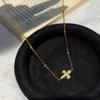 Set Collana Bracciale Iris Retrò Italiano, Design di Alta Gamma, Gioielli Versatili alla Moda e Semplici, Fornitura dal Vivo