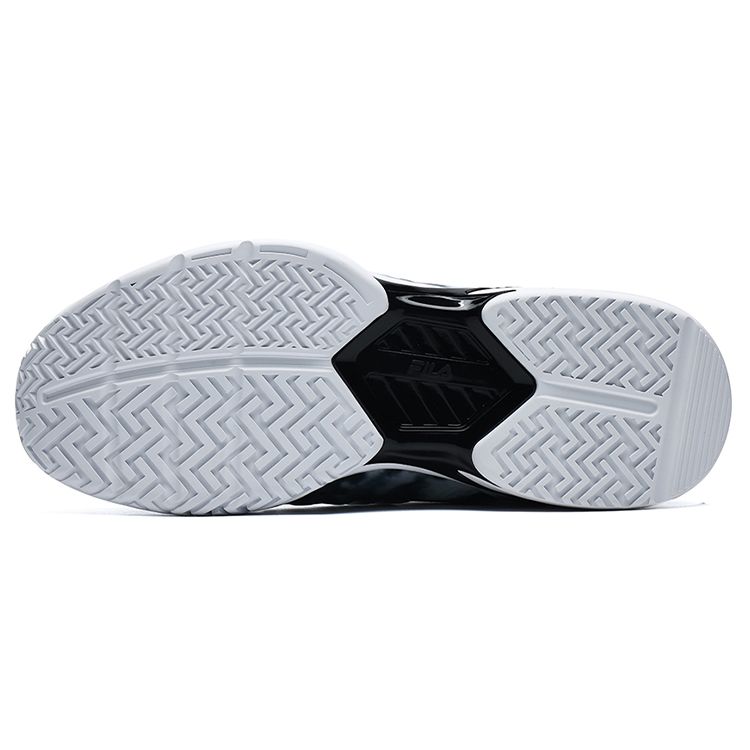 MSGM x FILA Heritage-FHT Tie-Dye Fabric Low-Top Training Running Shoes Men sneaker White Black A12M122302FWB